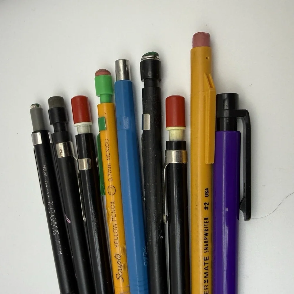 Vintage Mechanical Pencils Pack of 9